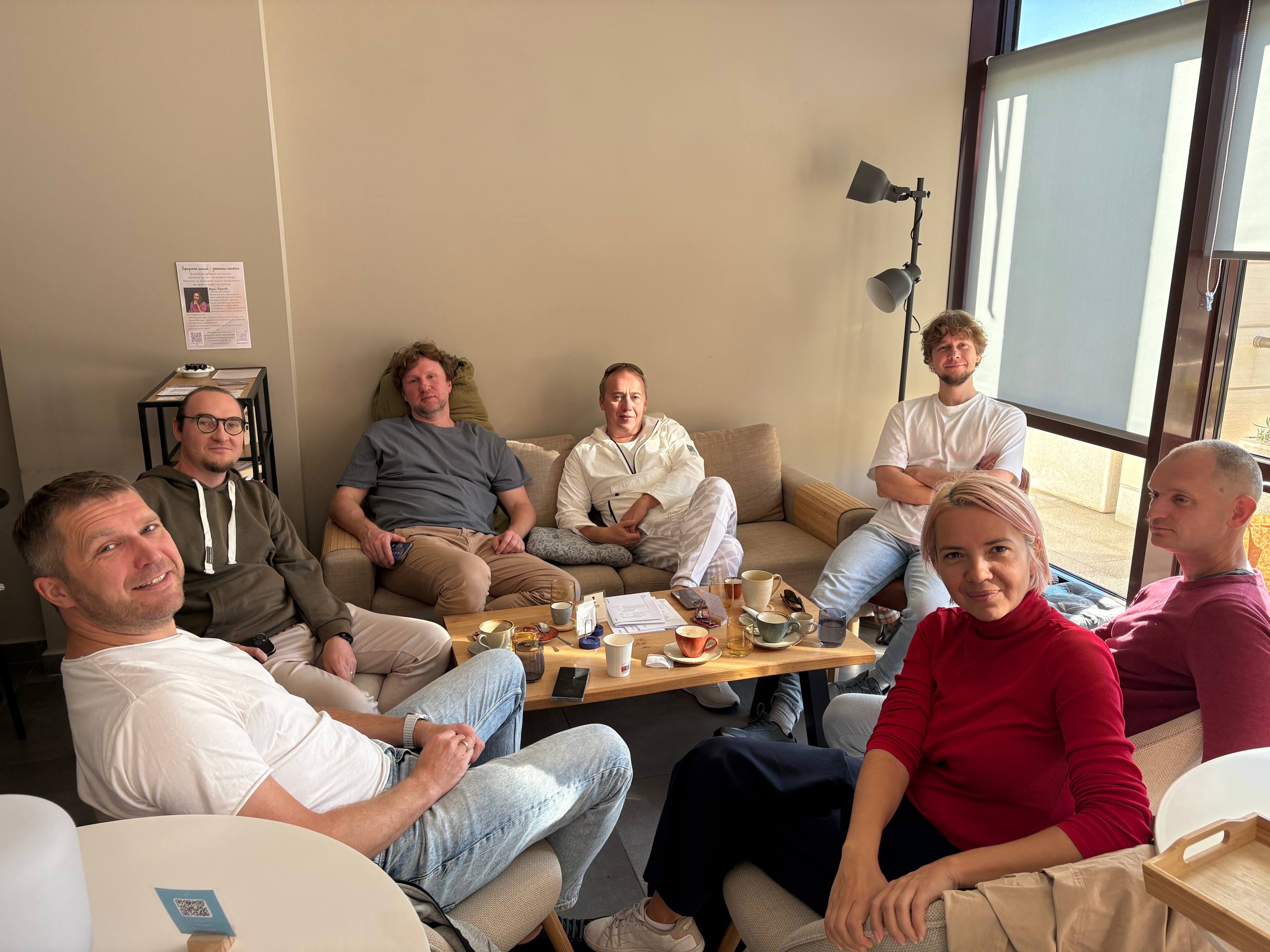 Фото с одной из встреч клуба